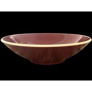 Vintage 1986 SASAKI Colorstone Cinnabar 9.5" Bowl by Vignellidesigns Japan EUC!